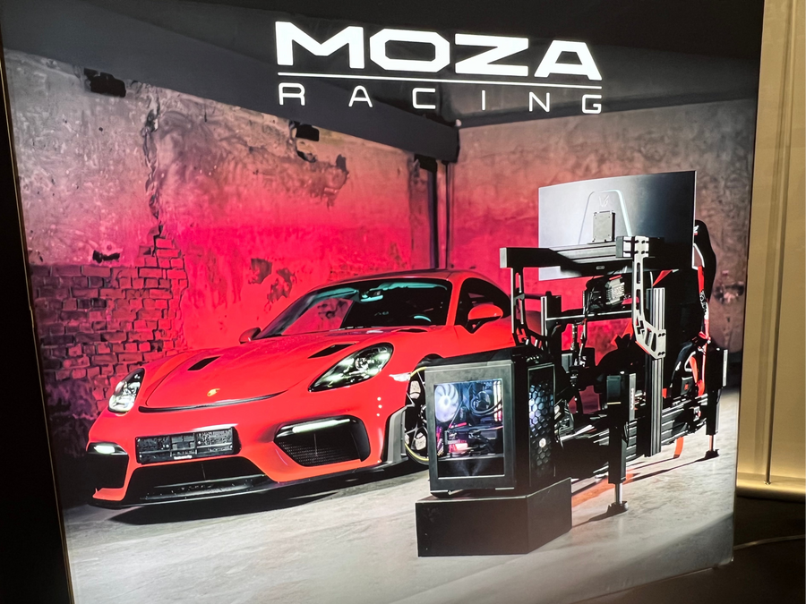 MOZA Racing booth at Sim Gaming Expo 2026