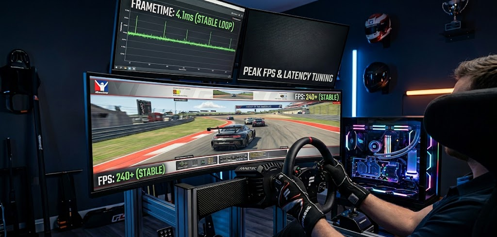 Grid Logic Technical Guide: Optimizing Windows for Peak iRacing Frame Rates