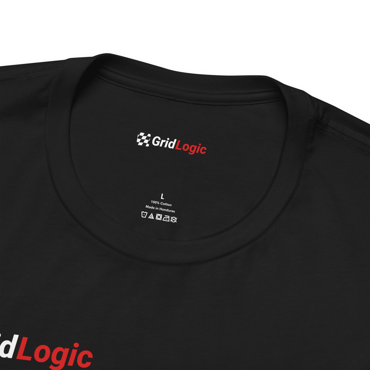 Grid Logic Official Team T-Shirt - Stealth Black