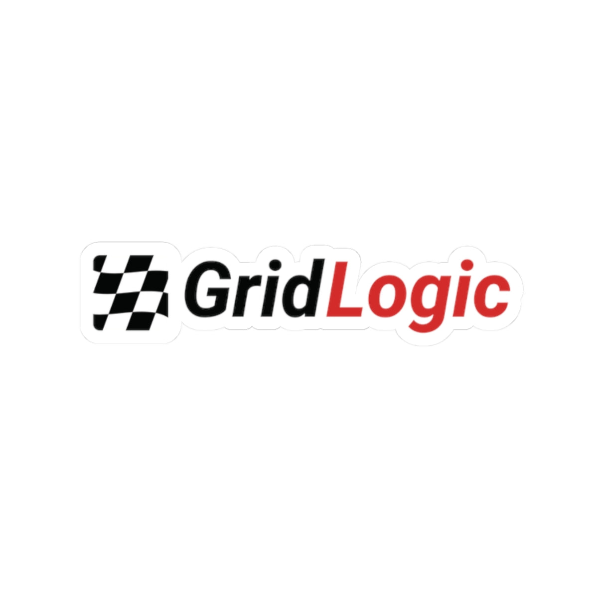 Grid Logic Official Logo Vinyl Sticker