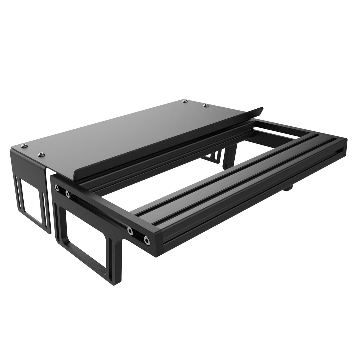 Advanced SimRacing Pro Aluminum Pedal Tray & Heel Rest (Generation 2)