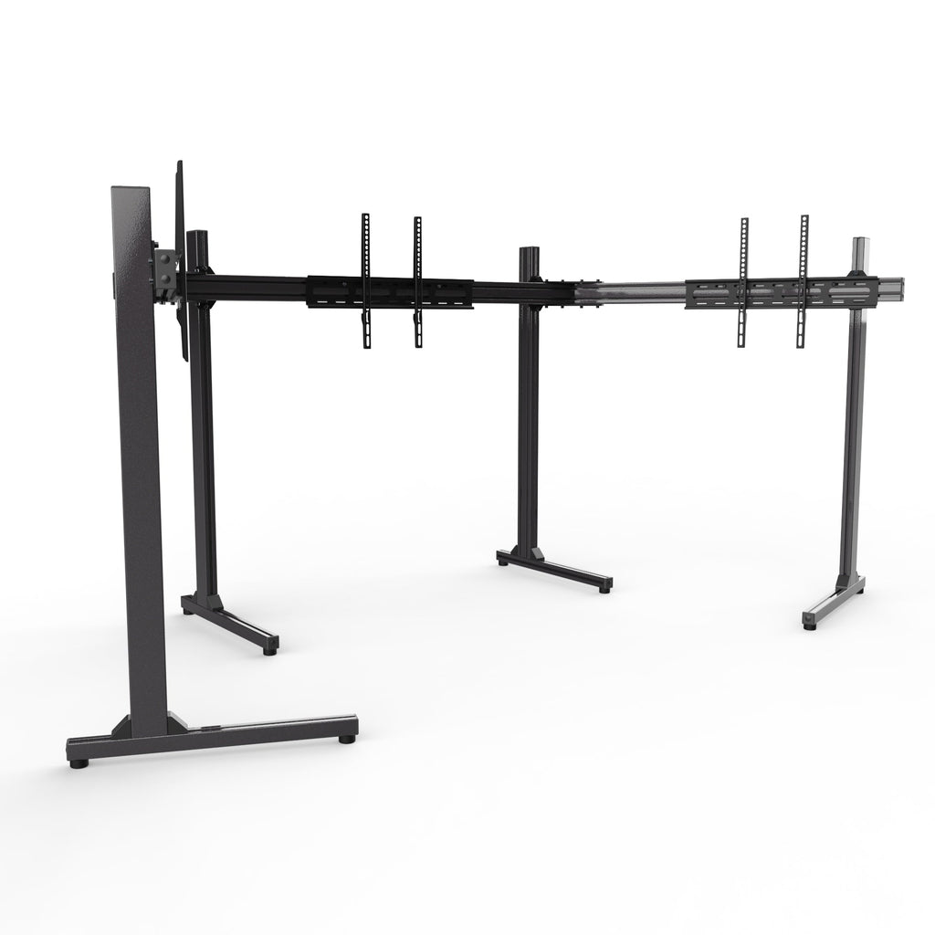 Advanced SimRacing Freestanding Triple TV Stand [Up to 65" TV]