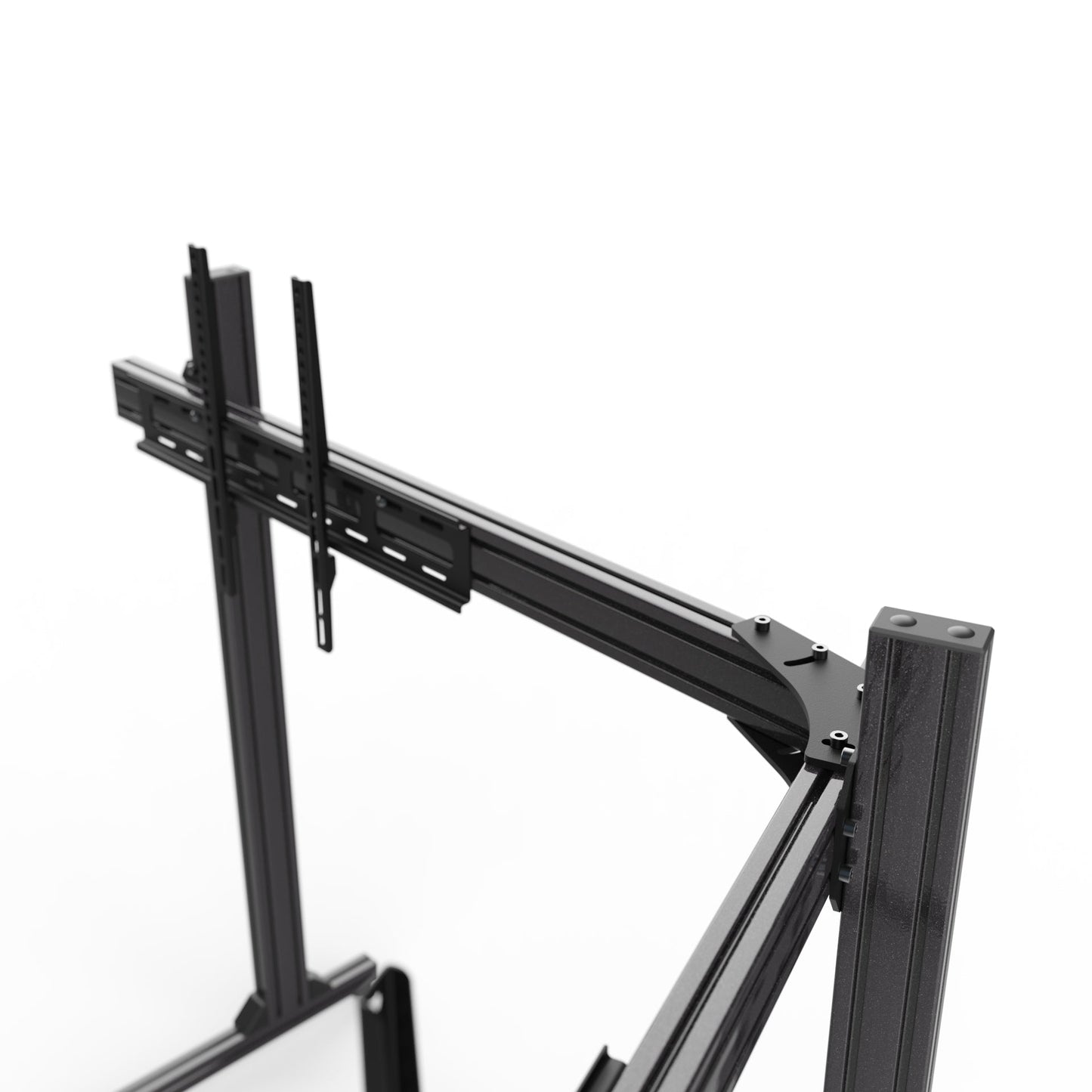 Advanced SimRacing Freestanding Triple TV Stand [Up to 65" TV]