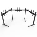 Advanced SimRacing Freestanding Triple TV Stand [Up to 65" TV]