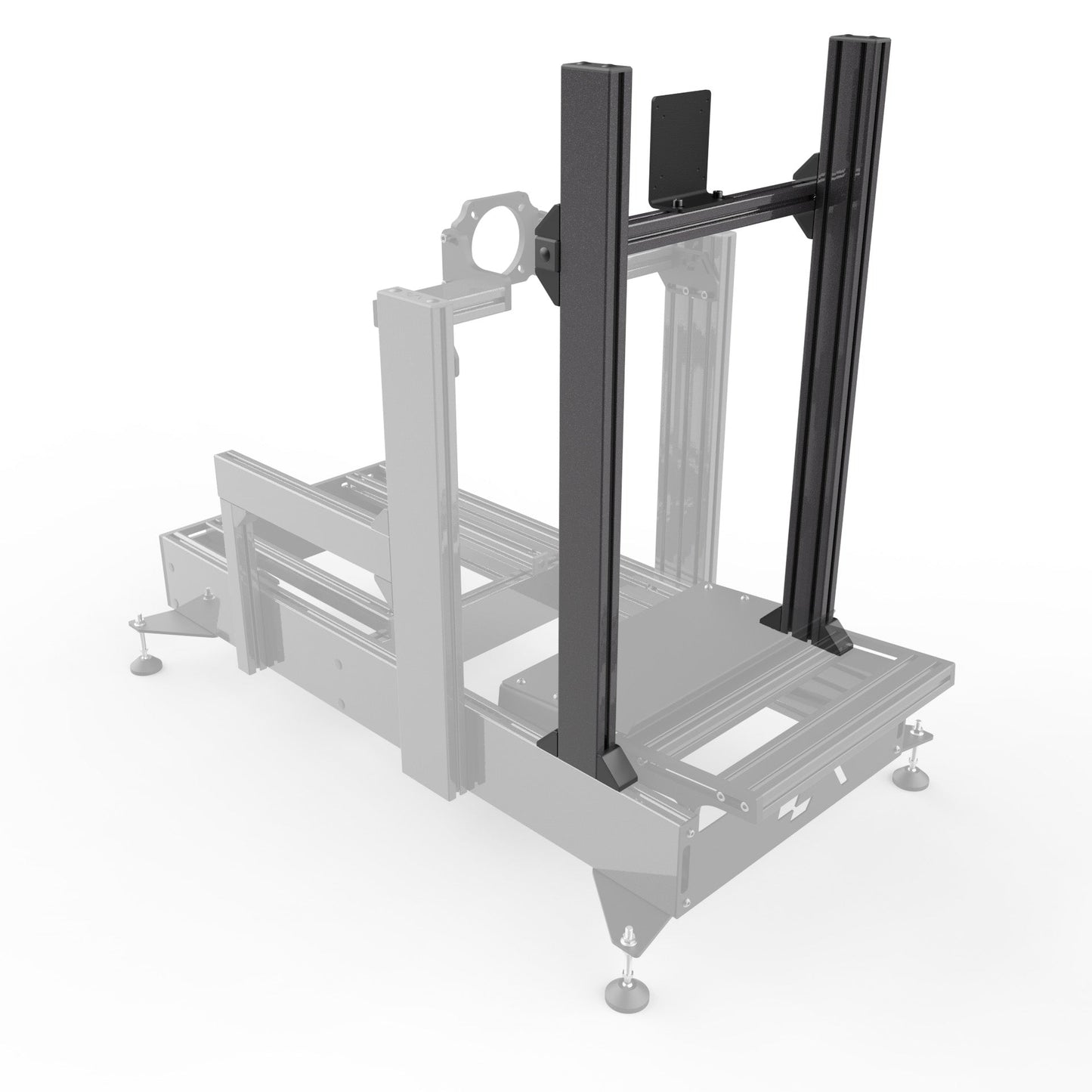 Advanced SimRacing Integrated Single Monitor Stand