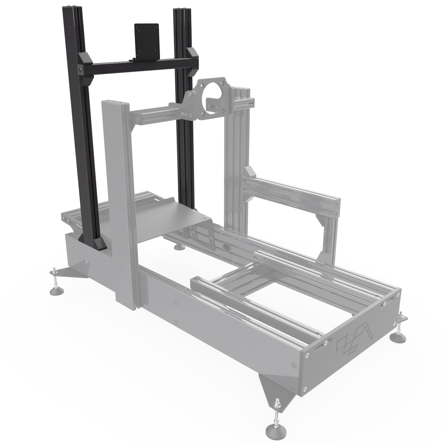Advanced SimRacing Integrated Single Monitor Stand