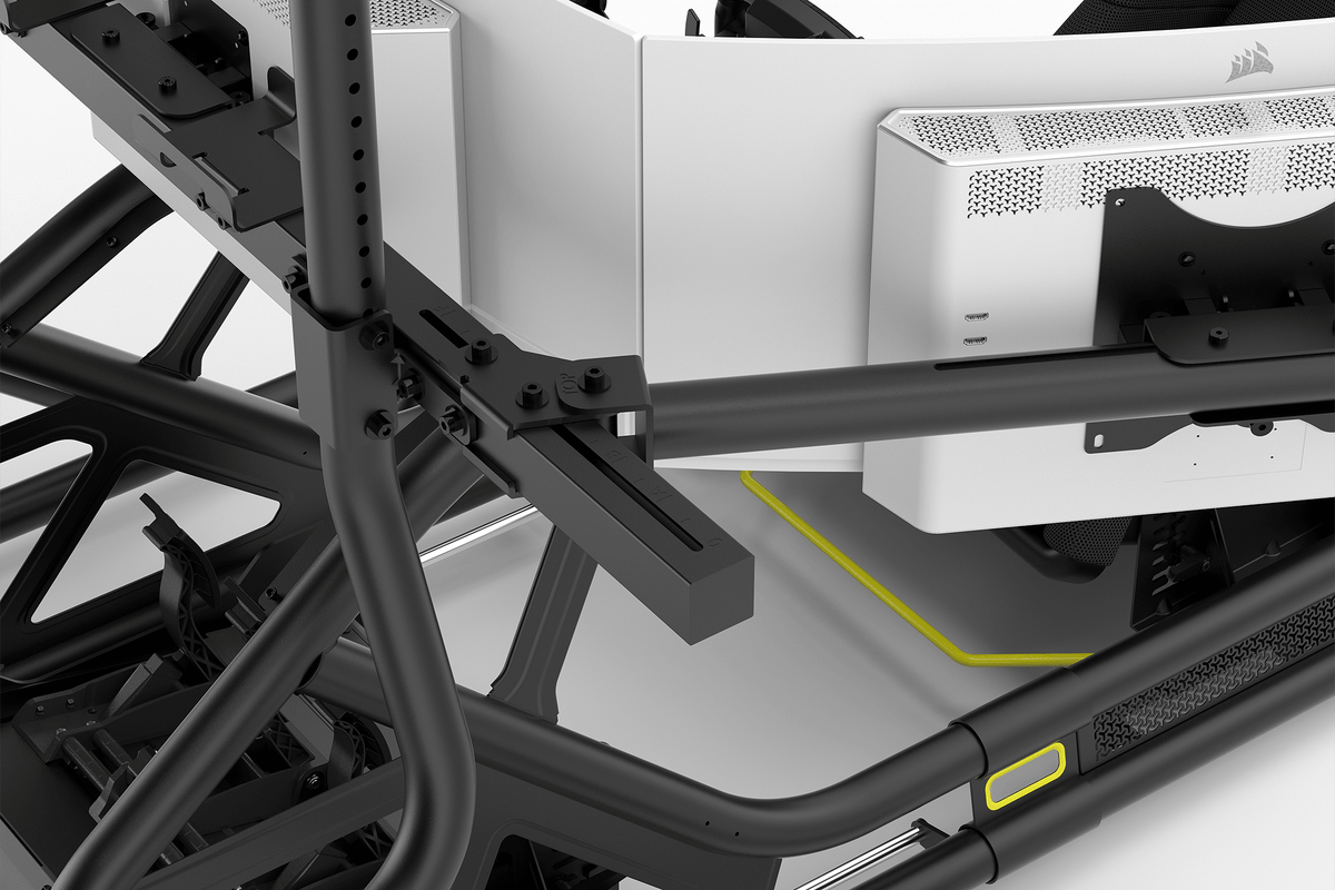 GT Cockpit Triple Monitor Expansion Kit (Black)