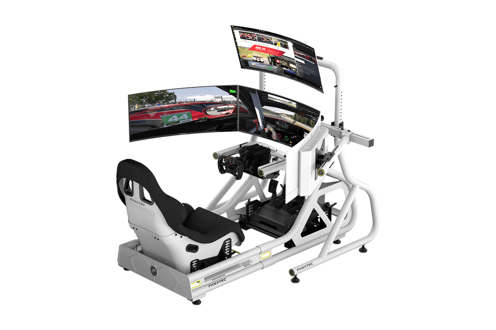 GT Cockpit Triple Monitor Expansion Kit (White)