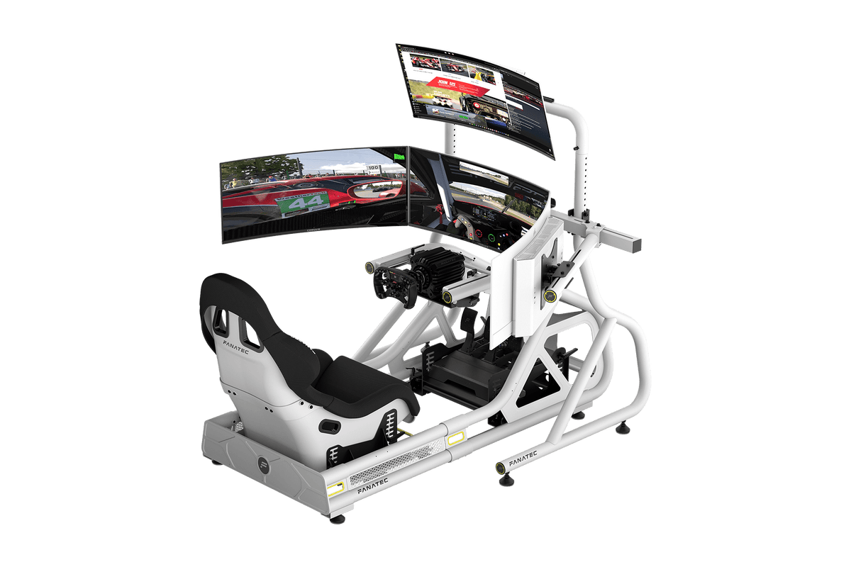 GT Cockpit Triple Monitor Expansion Kit (White)