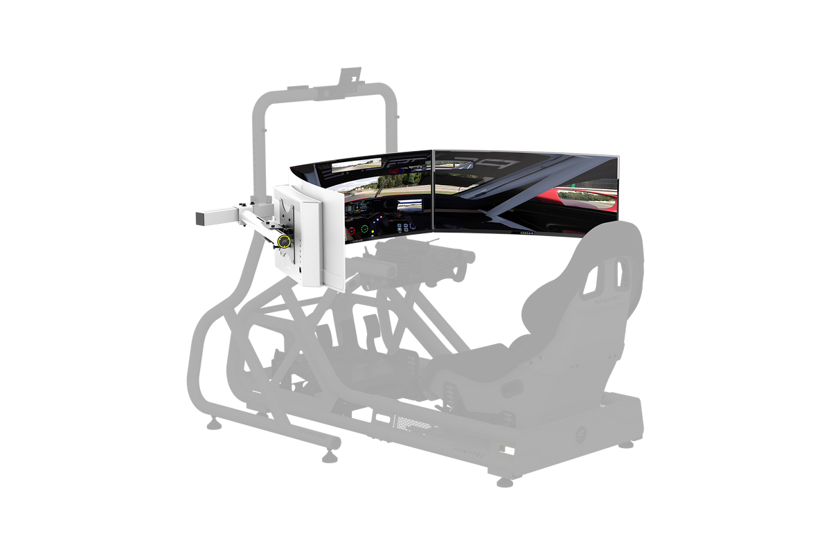 GT Cockpit Triple Monitor Expansion Kit (White)
