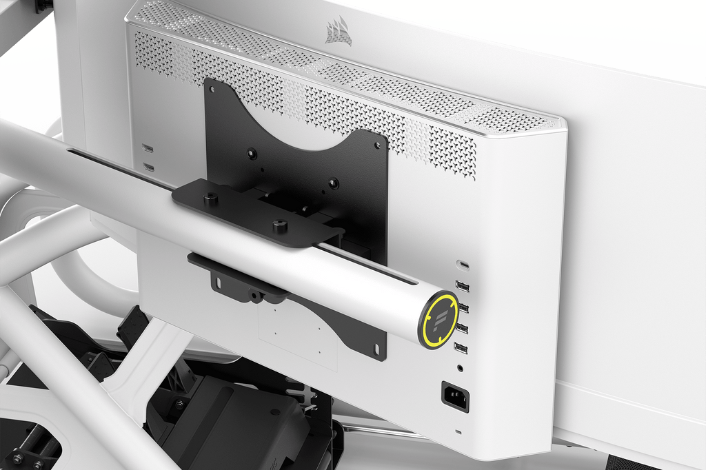 GT Cockpit Triple Monitor Expansion Kit (White)