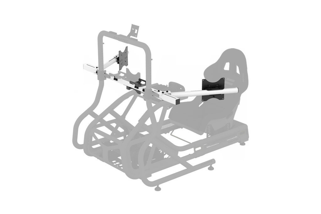 GT Cockpit Triple Monitor Expansion Kit (White)