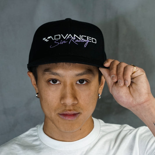 Advanced SimRacing Black Flat Bill Cap