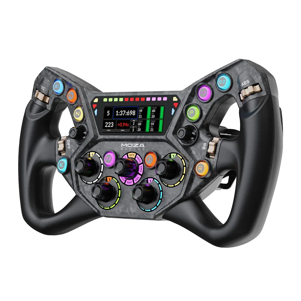 MOZA Racing KS Pro GT Steering Wheel with Dash Display