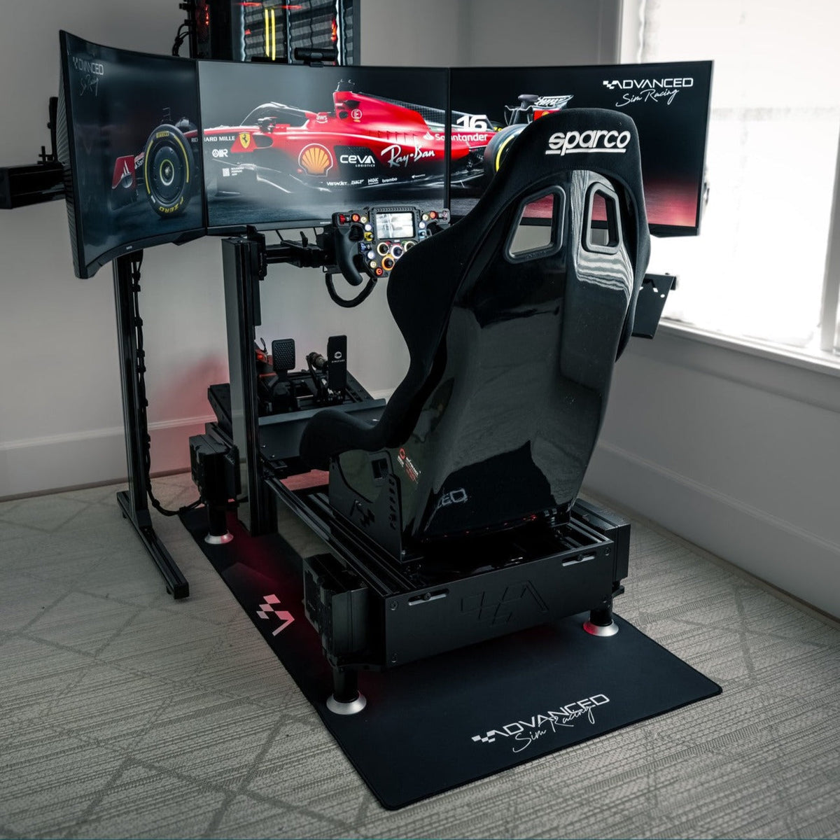 Advanced SimRacing Anti-Slip Floor Mat